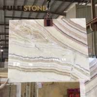 Red dragon onyx slabs polished  for wall and floor