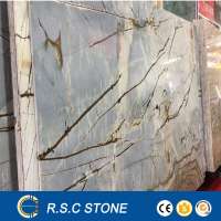 Luxury polished marble slab tiger onyx cut to size